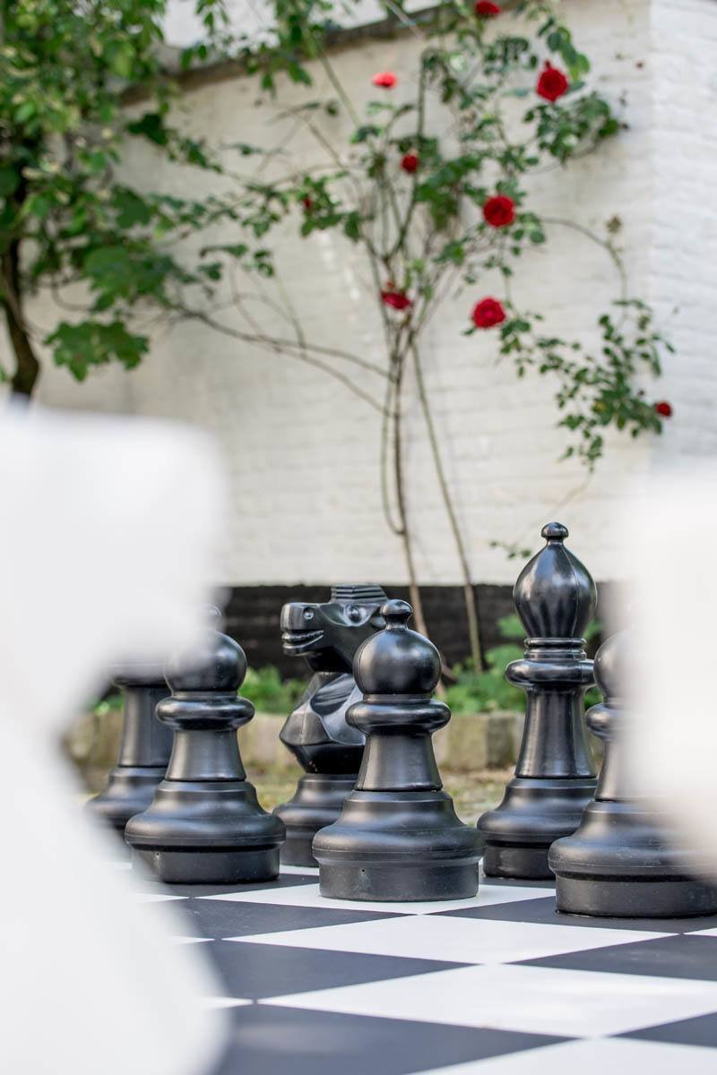 The garden at Made in Louise, Brussels