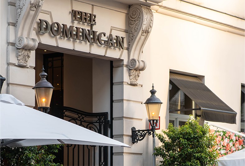 The entrance of The Dominican, Brussels